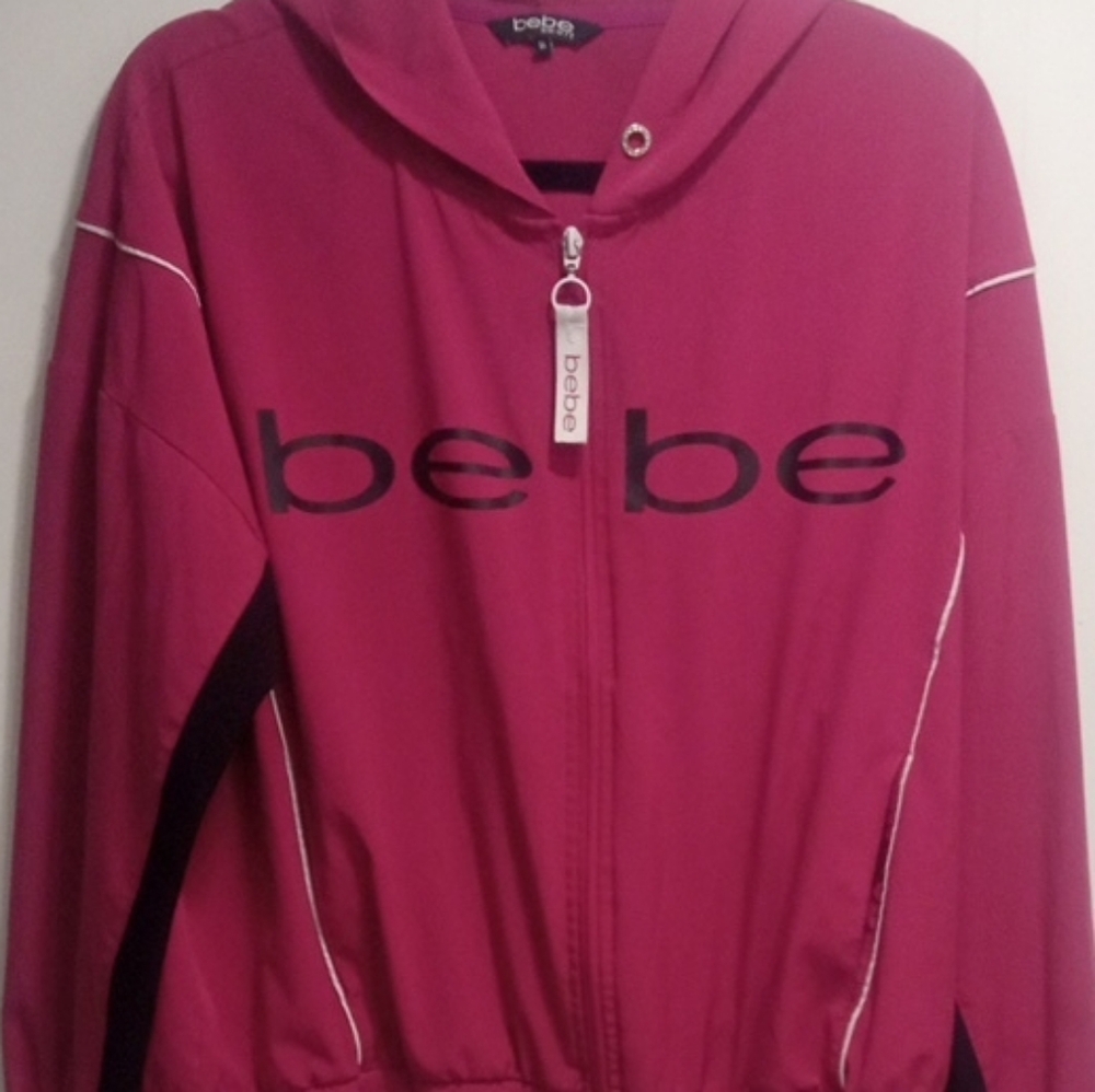 Bebe Women's Fuchsia Bomber Jacket
